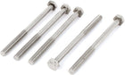 a16041800ux1455 Screw M8x110mm Hex Head Metal Screw Threaded Bolt 5Pcs