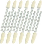 12 Pcs Polishing Tool 4mm Cone Felt Bobs 3mm Shank for Power Drill