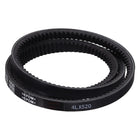 4L520 Rubber V-Belt, 52" Outside Circumference x 0.5" Width x 0.31" Thick Raw Edge Cogged Industrial Rubber V Belt, Updated and Instead of Normal 4L for Lawn Garden Machinery