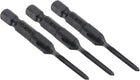 3pcs Straight Flute Thread Tap, M3 x 0.5 Metric Thread 1/4" Hex Shank Screw Threading Tapping Tool Thread Milling Machine Taps, High-Speed Steel 6542 (HSS 6542)