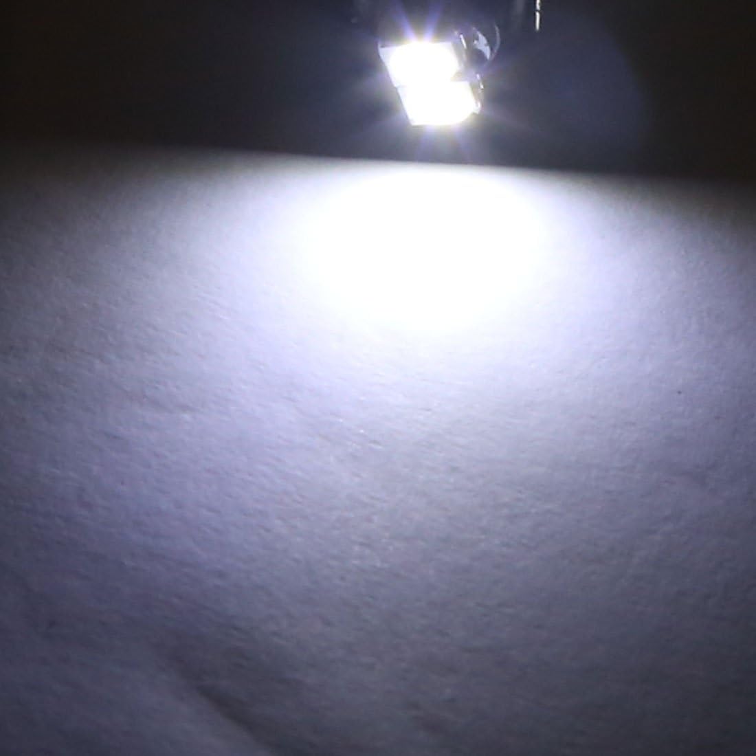10pcs Rot T4.2 Weiß 2-LEDs Keilbirne Cluster Armaturenbrettlicht Innenlicht