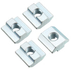 Slide in T-Nut, M8 Threaded for 4040 Series Aluminum Extrusions Profile, Pack of 4