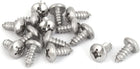 M5.5x13mm 316 Stainless Steel Phillips Round Pan Head Self Tapping Screws 15pcs