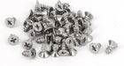 M2.9x6.5mm 316 Stainless Steel Flat Head Phillips Self Tapping Screws 50 Pcs