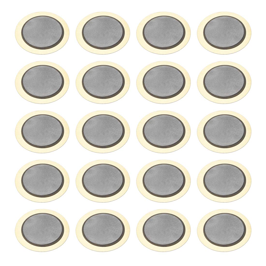 20 Pcs Piezo Discs 25mm Acoustic Pickup Transducer Element Trigger Buzzer CBG Guitar
