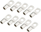 10 Pcs Copper Tubular Cable Terminal for 8.4mm Dia Bolt
