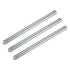 3pcs Diamond Dressers Single Tapered Point Grinding Wheel Round Pen Dressing Tools 3/8" x 6", Silver Tone