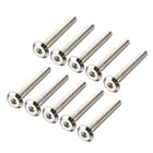 M6x50mm Furniture Bolts Hex Socket Screws Fastener Carbon Steel 10pcs