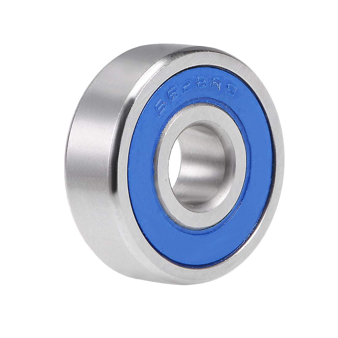 S628-2RS Stainless Steel Ball Bearing 8x24x8mm Double Sealed 628RS Bearings 1-Pack
