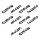 Compression Spring - 1.2mm Wire Dia, 8mm OD, 45mm Free Length Spring Steel Extension Spring,Black,10Pcs