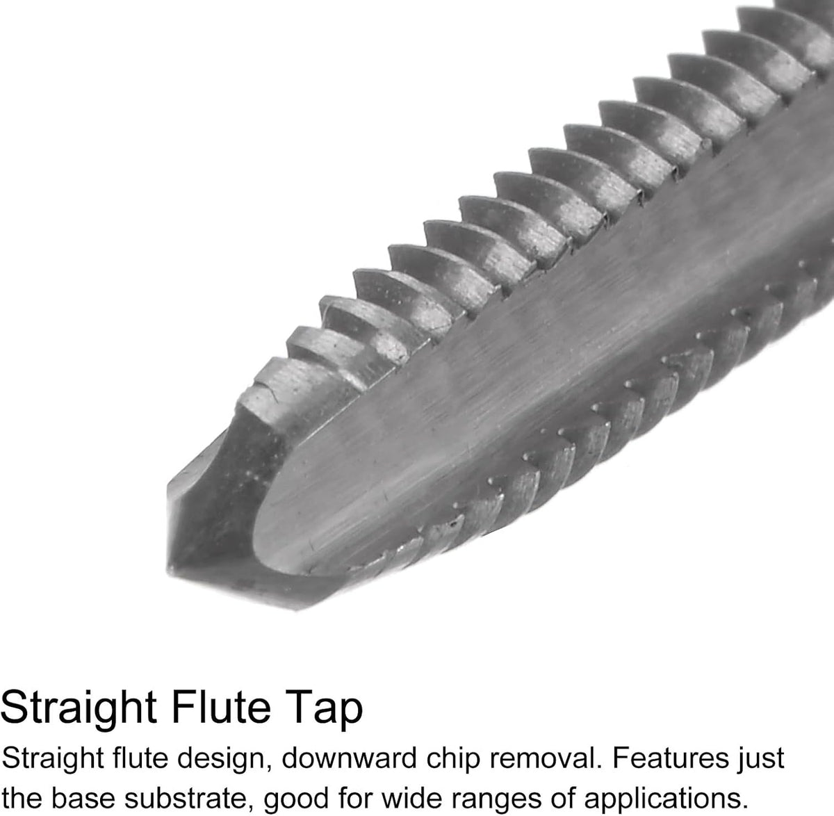 Tap & Bit Sets, M8 x 0.75 H2 Left Hand Straight Flute Machine Thread Milling Tap, 7.2mm M35 Cobalt High Speed Steel (HSS-CO) Twist Drill Bit