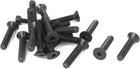 M5 x 25mm Metric Hex Socket Countersunk Head Screw Bolts Black 20PCS