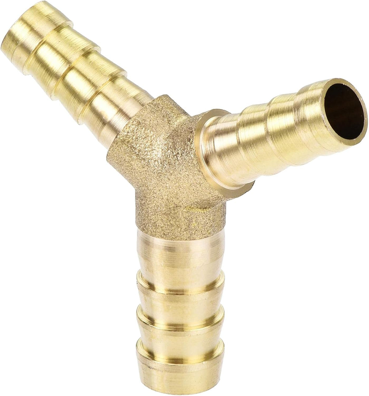 Reducing Barb Hose Fitting Y Shape Pipe Connector Brass 3/8" x 5/16" x 5/16"