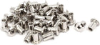 M6x12mm Female Thread Phillips Head Barrel Nut Furniture Fittings 40pcs