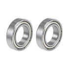 6801ZZ Deep Groove Ball Bearings 12mm x 21mm x 5mm Double Shielded Chrome Steel P6(ABEC3) 2pcs