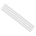 Acrylic Round Rod, 1/4 inch Diameter 20 inch Length,Clear,Round Bubble Solid Plastic PMMA Bar Stick 4pcs