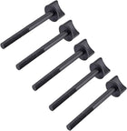 M6 x 30mm Thumb Screw Bolt 60mm Rod Hand Driven Spade Nylon Plastic Screws Metric Partial Thread for RC Model Aircraft 5 Pcs