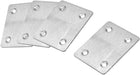 Repair Plate, 60mm x 50mm, Flat Fixing Mending Bracket Connector, 4 Pcs