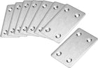 Repair Plate, 60mm x 38mm x 1.5mm, Flat Fixing Mending Bracket Connector, 8 Pcs