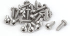 M4.8x16mm 316 Stainless Steel Phillips Pan Head Self Tapping Screws Bolts 25pcs
