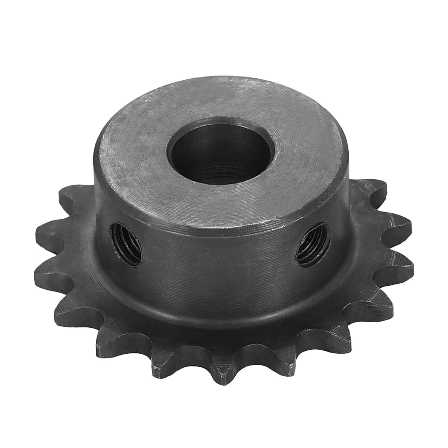#25 Chain Roller Sprocket 10mm Bore 31.5mm OD, 14 Tooth C45 Carbon Steel ANSI Chain NO.25 Roller Sprocket Round Hole Without Surface Finished for ISO 04C Chain