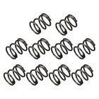 Compression Spring - 1.2mm Wire Dia, 13mm OD, 15mm Free Length Spring Steel Extension Spring,Black,10Pcs