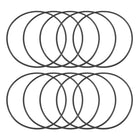 Nitrile Rubber O-Rings 77mm OD 73mm ID 2mm Width, Metric Sealing Gasket, Pack of 10
