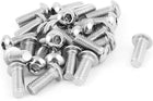 M8 x 20mm Stainless Steel Button Head Socket Cap Screws 25 Pcs