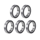 6805-2RS Deep Groove Ball Bearings 25mm Inner Dia 37mm OD 7mm Bore Double Sealed Chrome Steel Z2 5pcs