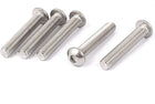 M8 x 45mm Stainless Steel Button Head Socket Cap Screw 5 Pcs