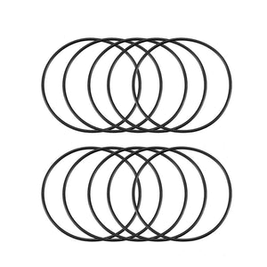 Nitrile Rubber O-Rings 66mm OD 62mm ID 2mm Width, Metric Sealing Gasket, Pack of 10
