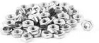 Hex Nuts, 8#-32 UNC 304 Stainless Steel Thread Hexagon Nut 50pcs
