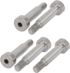 5pcs 304 Stainless Steel Hex Socket Shoulder Bolt 6mm Shoulder Dia 20mm Shoulder Length M5 Thread