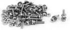 M1.6 x 8mm 304 Stainless Steel Phillips Pan Head Screws Nuts w Washers 30 Sets