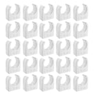 25PCS 20mm Plastic DC Motor Base Mounting Bracket Holder Seat for 130/140/180 DC Motor