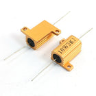 2 Pcs 3000 Ohm Axial Chassis Screw Mounted Aluminum Clad Resistors 10W
