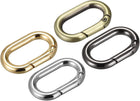 Spring Oval Ring, Round Spring Snap Clip Trigger Spring Keyring Buckles for Bags Purse Keychains