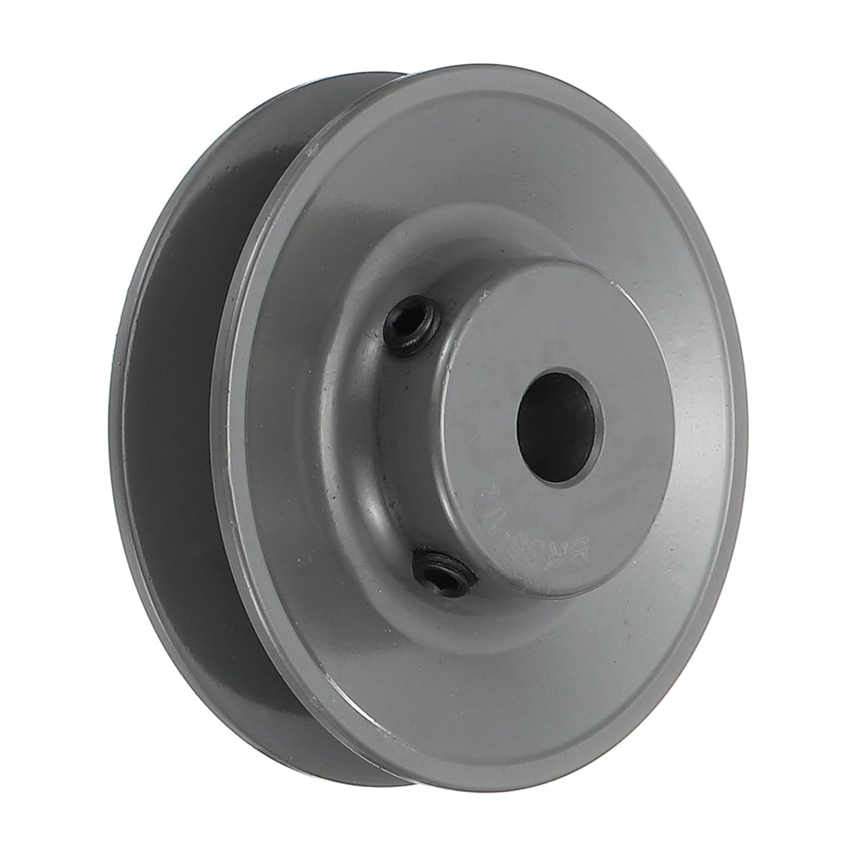 BK36-1/2 V-Belt Sheave 1/2"Bore 3.75"OD Single Groove Web Sheave Bored-to-Size Sheave, Cast Iron, Belt Section for 3L or B Belt