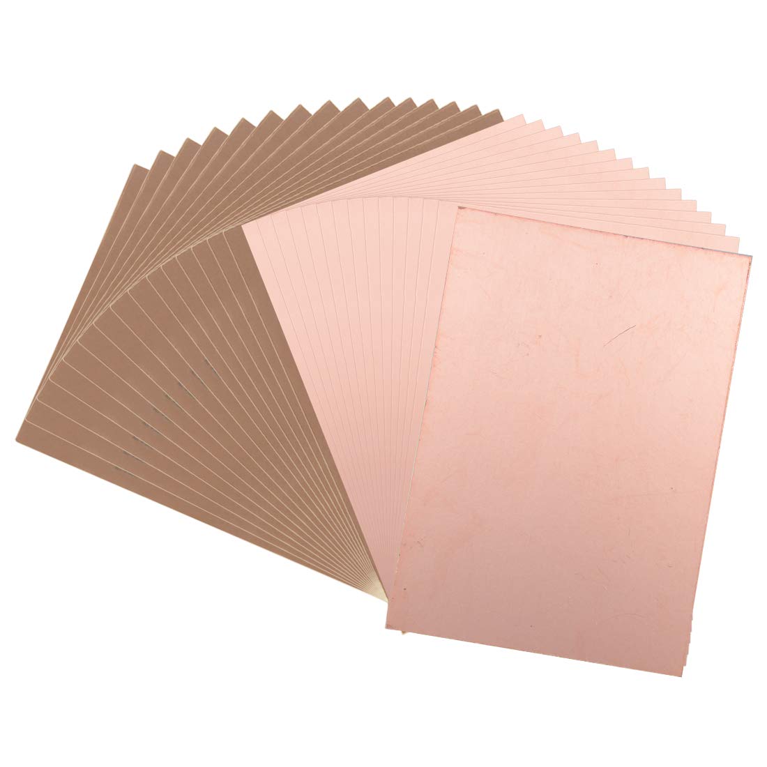 Single-Sided Copper Clad Laminate PCB Circuit Board, 100x70mm 3.94x2.76 inch, 1.5mm Thickness DIY Prototyping PCB Board, Name Board, 35pcs