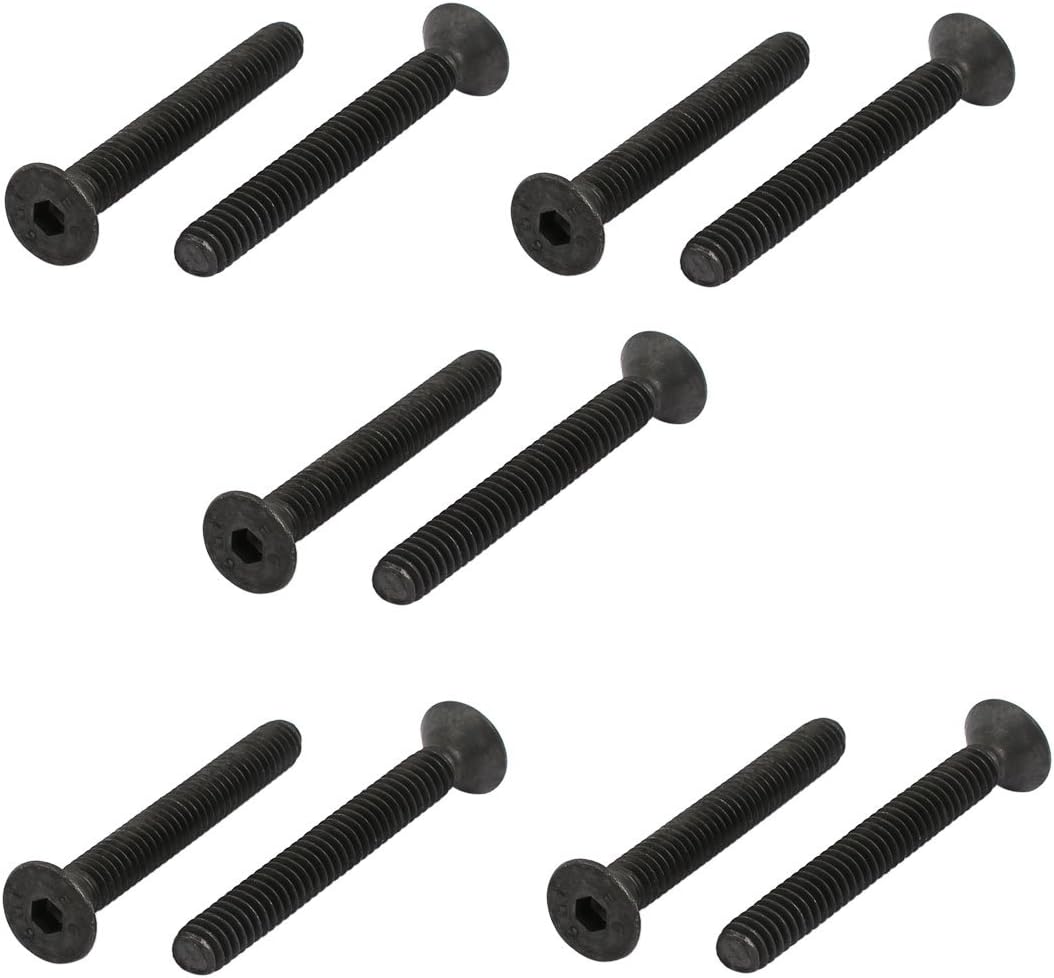 1/4-20 x 2" Alloy Steel Flat Head Hex Socket Cap Screw 10pcs