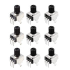 Carbon Film Potentiometer Rotary Variable Resistors Single Turn 1K,5K,10K,20K,50K,100K,200K,500K,1M Ohm Each 5pcs 45pcs