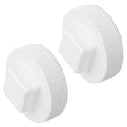 4" PVC Sewer Cleanout Plug, 2 Pcs