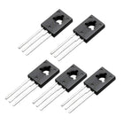 5Pcs B772 Transistor TO-126 PNP 3 Pins PCB Through Hole Bipolar 30V 3A