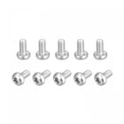 M2.5x5mm Torx Security Machine Screws, 10pcs 316 Stainless Steel Pan Head Tamper Proof Screw Fasteners Bolts