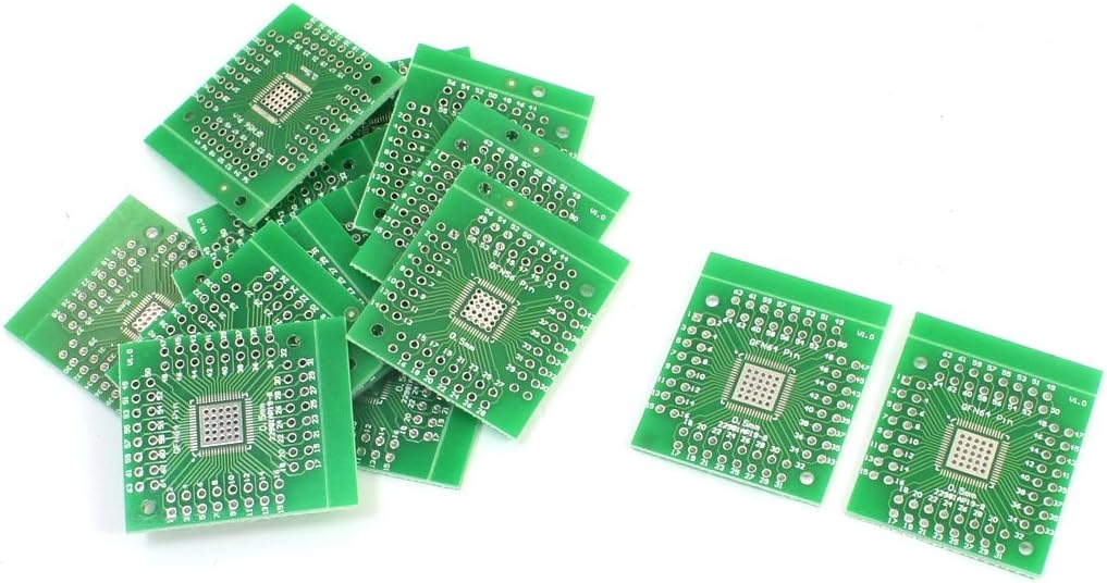 15Pcs QFN64/56 to DIP64 DIP56 0.5mm IC PCB Adapter Socket Board Plates