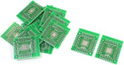 15Pcs QFN64/56 to DIP64 DIP56 0.5mm IC PCB Adapter Socket Board Plates