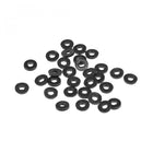 Rubber Flat Washers 7mm OD 3mm ID 1.2mm Thickness for Faucet Pipe Water Hose, Pack of 30