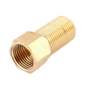 1/2PT Male to Female Thread Brass Pipe Nipple Connector Fitting 5cm