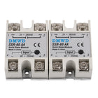 SSR-60AA Solid State Relay AC to AC (Input 80-250V AC Output 24-380V AC) 2 PCS Single Phase