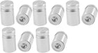 Advertisement Stainless Steel Nails Box Screws Glass Standoff Pins 12mm x 20mm 10pcs